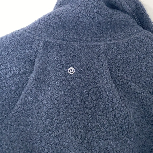 LuluLemon So Sherpa Fleece Bomber Jacket Size 2 - Picture 8 of 8